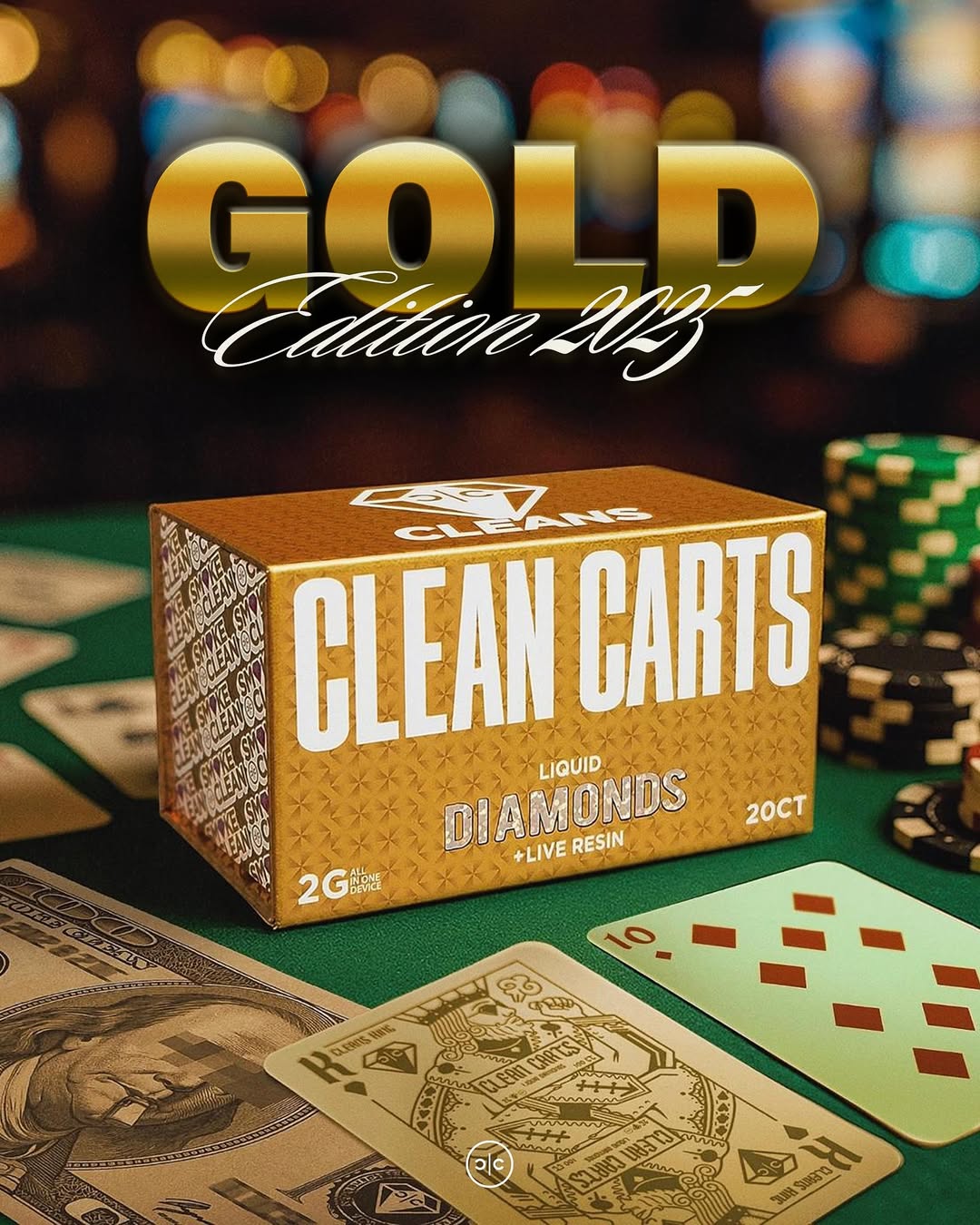 CLEANS CARTS CASINO GOLD EDITION