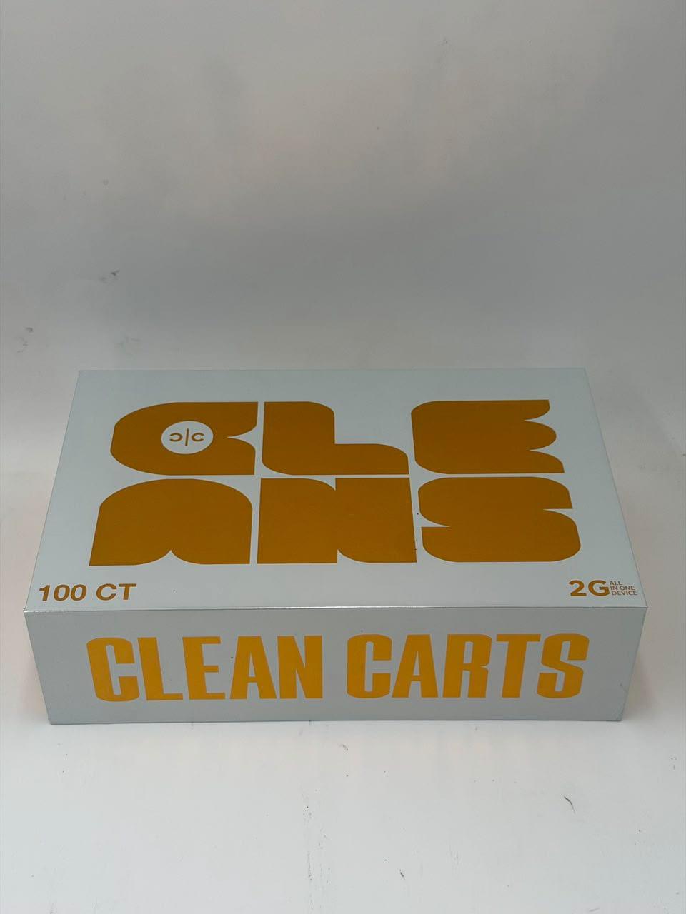 Bulk Deal Clean Carts Summer Gold Edition 2g (100pc)
